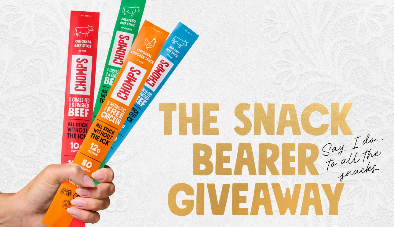 The Chomps Snack Bearer Giveaway — say I do to all the snacks